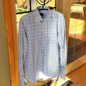Thomas Elliott Milan Made in Italy Long Sleeve French Cuff Sz M Dress Shirt